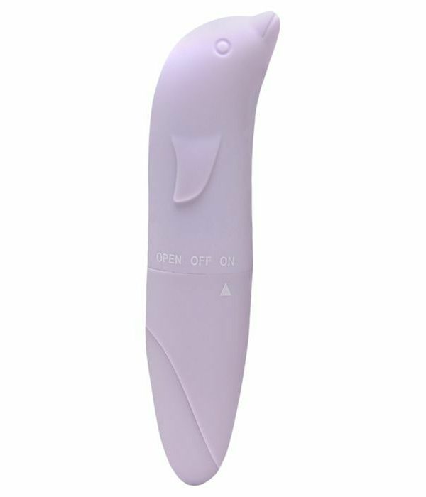Vibrador Golfinho Toque Aveludado - Lilás