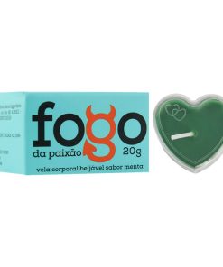 Vela Beijável Fogo Da Paixão - MENTA