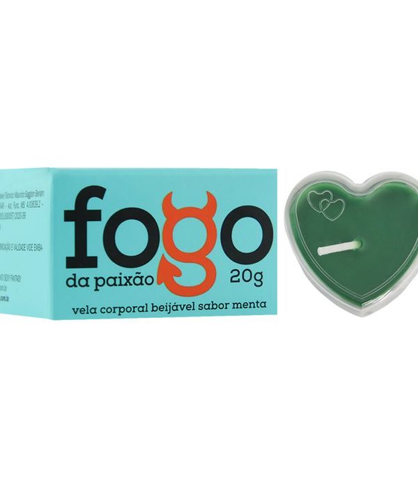 Vela Beijável Fogo Da Paixão - MENTA