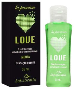 Love Hot Óleo Beijável Massagem 35Ml - MENTA