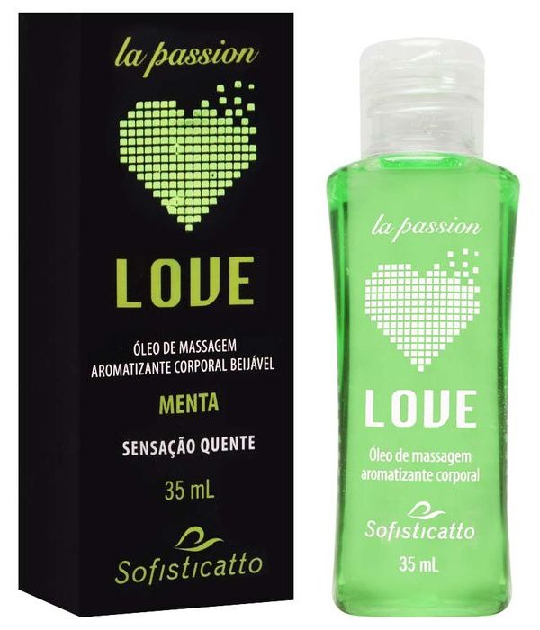 Love Hot Óleo Beijável Massagem 35Ml - MENTA