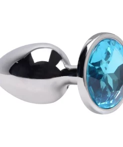 Plug Anal P Aço Brilhante - AZUL CÉU
