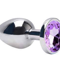 Plug Anal G Aço Brilhante - LILAS