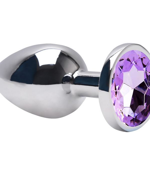 Plug Anal G Aço Brilhante - LILAS