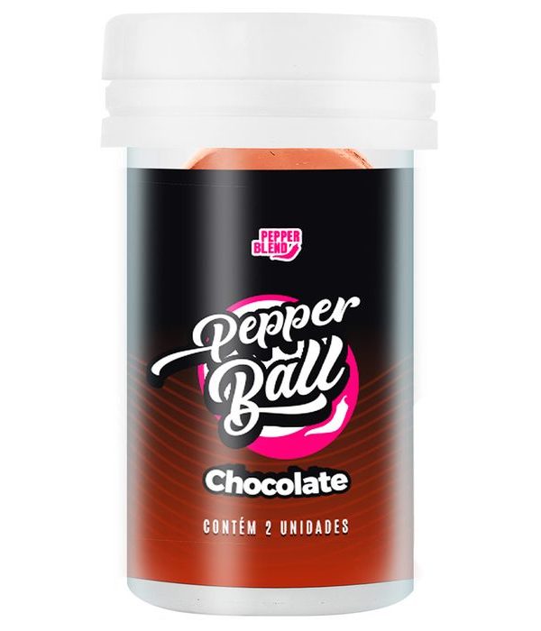 Pepper Ball Plus Comestível Dupla 3G - Chocolate