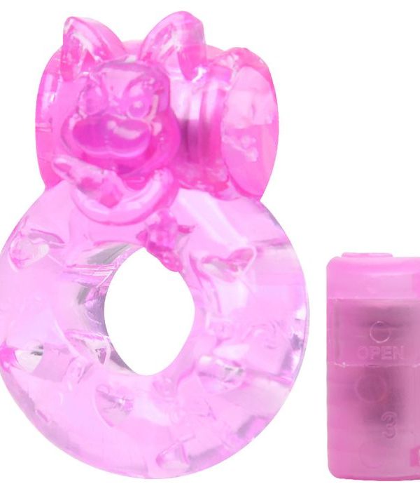 Anel Peniano Vibrador Bichinho - rosa
