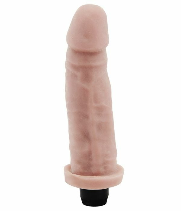 Vibrador Cyber Skin 17x4,2cm Prótese Realistica com Vibro Interno