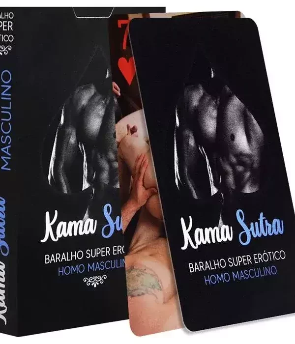 Baralho Kama Sutra Super Erótico Gay 55 Cartas