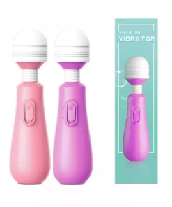 MINI VIBRADOR VARINHA MAGICA 2 VIBRAÇÕES - LILAS