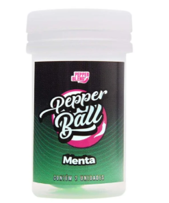 Pepper Ball Plus Comestível Dupla 3G - Menta