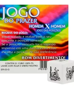 Dado Do Prazer Gay Simples Diversão Ao Cubo