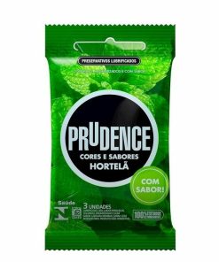 Preservativo Hortelã Com 3 Unidades Prudence