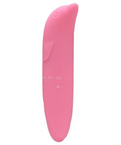 Vibrador Golfinho Toque Aveludado - Rosa