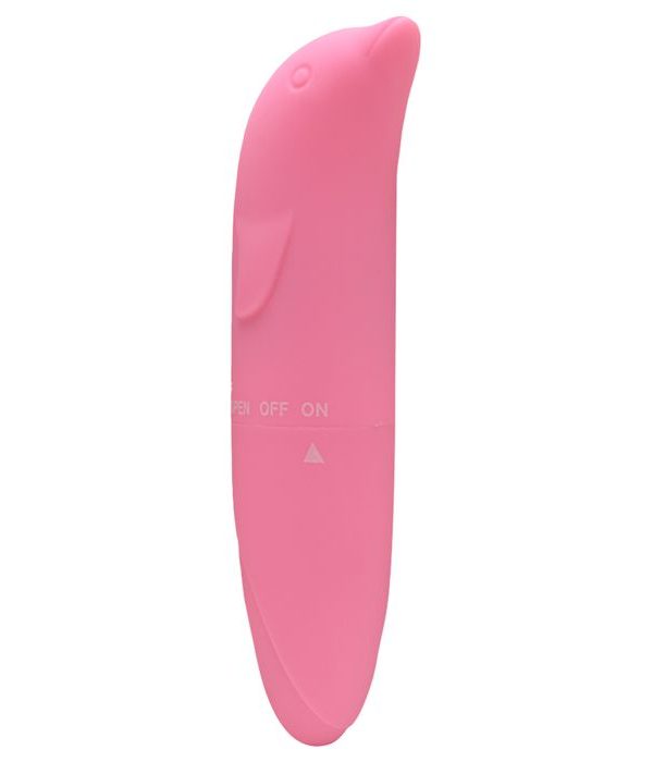 Vibrador Golfinho Toque Aveludado - Rosa