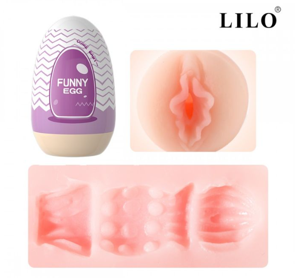 Masturbador Cyberskin – Funny Egg – ROXO