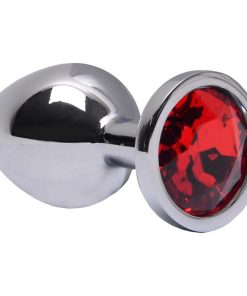 PLUG ANAL M AÇO BRILHANTE - VERMELHO