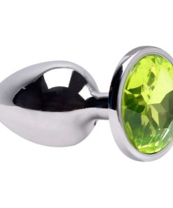Plug Anal P Aço Brilhante -  Verde