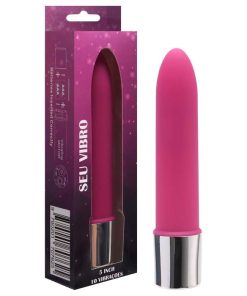 Vibrador Personal 10 Vibrações Aveludado 11,5CM - MAGENTA