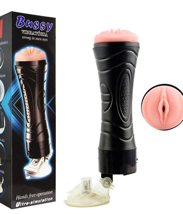 Masturbador Lanterna Vagina Ventosa E Vibro