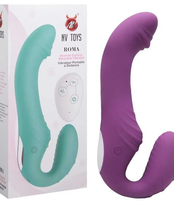 Penetrador Strapless Plug Vaginal Roma Nv Toys - ROXO