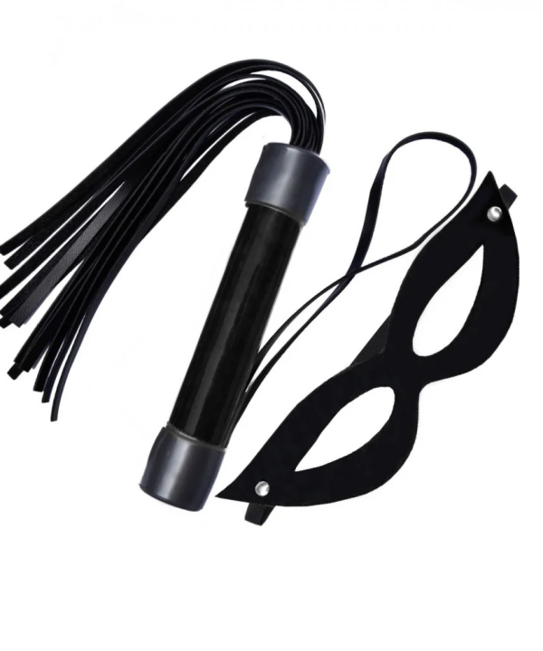 KIT CHICOTE VERNIZ 20CM E MÁSCARA VERNIZ