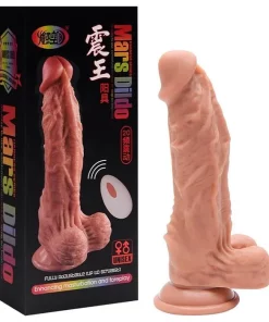 Pênis Realístico 20 Vibrações Mars Dildo 19,5Cm