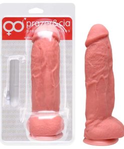 Pênis Borracha Vibro Externo 23,3 X 5,6Cm