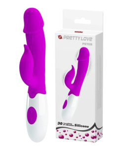 VIBRADOR PETER DUPLO ESTIMULO 30 VIBRAÇÕES