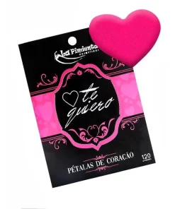 Pétalas Coração Rosa 120 Unidades La Pimienta