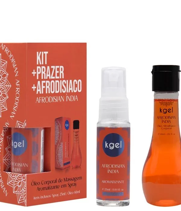 Kit Prazer Afrodisíaco Óleo E Aromatizador