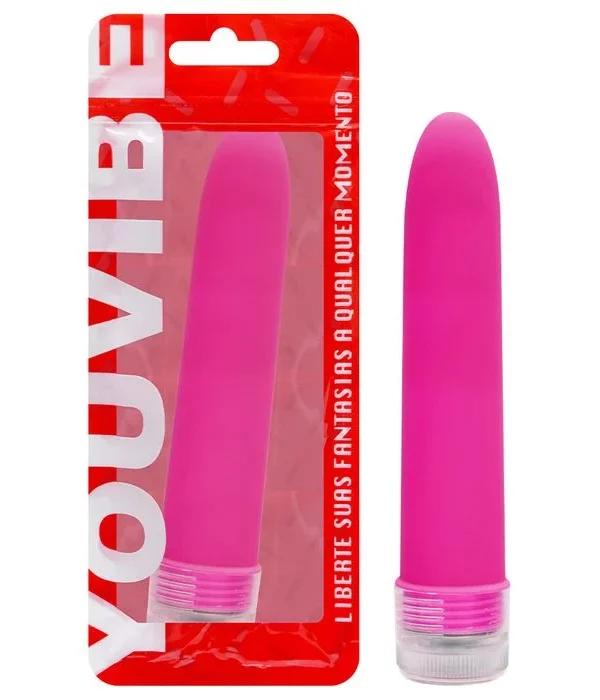 Vibrador Personal Toque Aveludado 13 X 2,5Cm - PINK