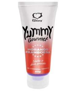 Yummy Gourmet Gel Intenso 45G - MORANGO COM FRAMBOESA