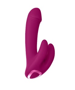 Vibrador Leôncio Penetrável com Estimulador de Clitóris