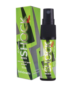 SHOCK PLUS SPRAY ELETRIZANTE BEIJÁVEL 15ML - MENTA
