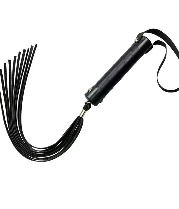 Chicote 10 Tiras De 40Cm - PRETO