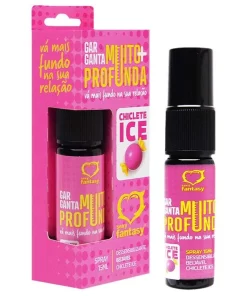 GARGANTA PROFUNDA SPRAY BEIJÁVEL ICE 15ML - CHICLETE ICE