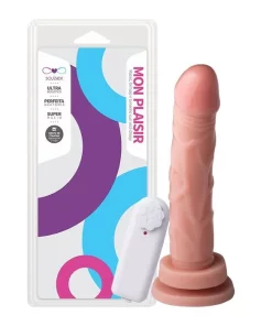 Prótese Vibrador Externo Ventosa 18,5 X 3,5Cm