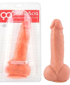 Pênis De Borracha Maciça 20,6 X 4,2Cm