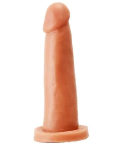Pênis De Borracha Maciça 15,5 X 3,5Cm Prazer