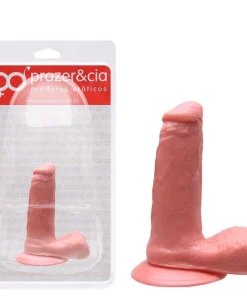 Pênis De Borracha Maciça 12 X 2,7Cm