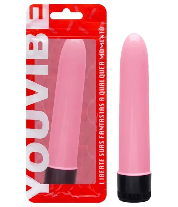 Vibrador Clássico Personal 13Cm liso- ROSA