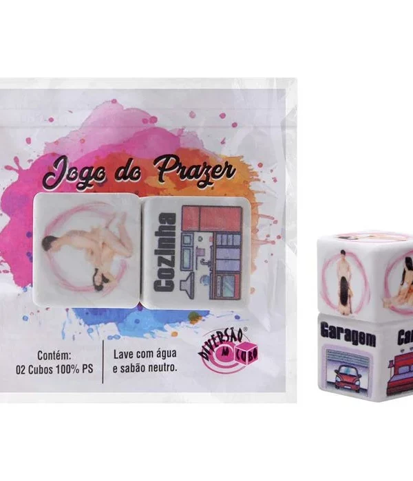 Dados Do Prazer Hétero Duplo Color Diversão Ao Cubo