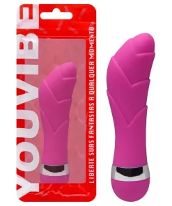 Vibrador Ponto G Aveludado 11,5 X 2,5Cm - ROSA