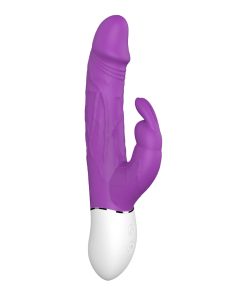 Vibrador Radi Rabbit com Estimulador de Clitóris - Roxo