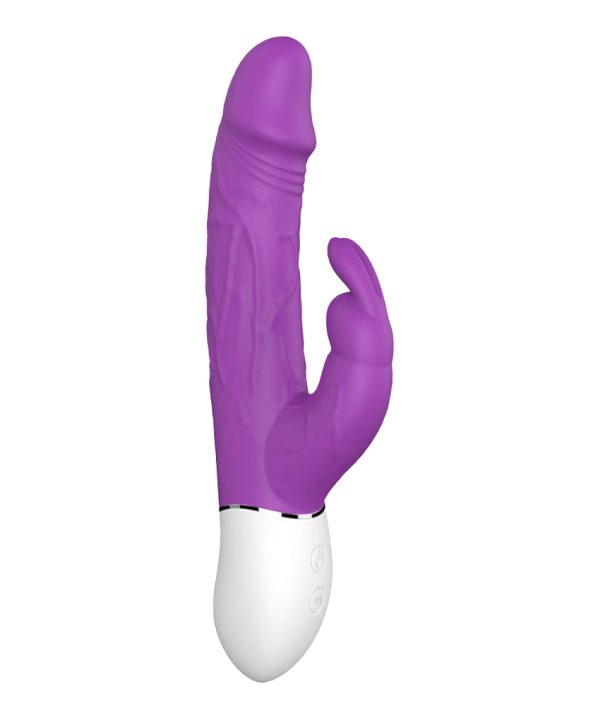 Vibrador Radi Rabbit com Estimulador de Clitóris - Roxo