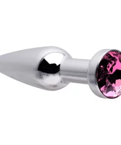 Plug Anal Aço Cristal Tamanho P - ROSA