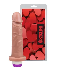 PRÓTESE REALÍSTICA 16,5X3,5CM COM VIBRO INTERNO