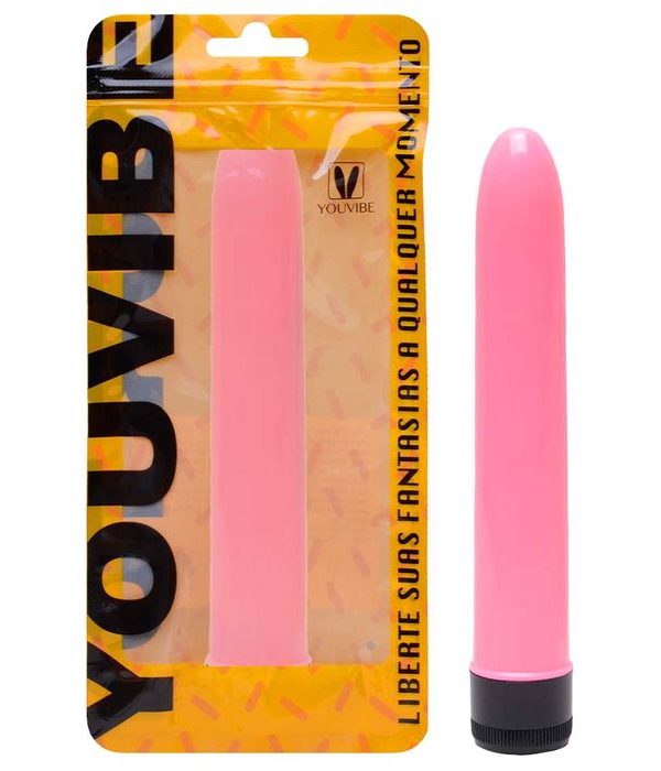 Vibrador Personal 17 X 2,8Cm Liso - ROSA