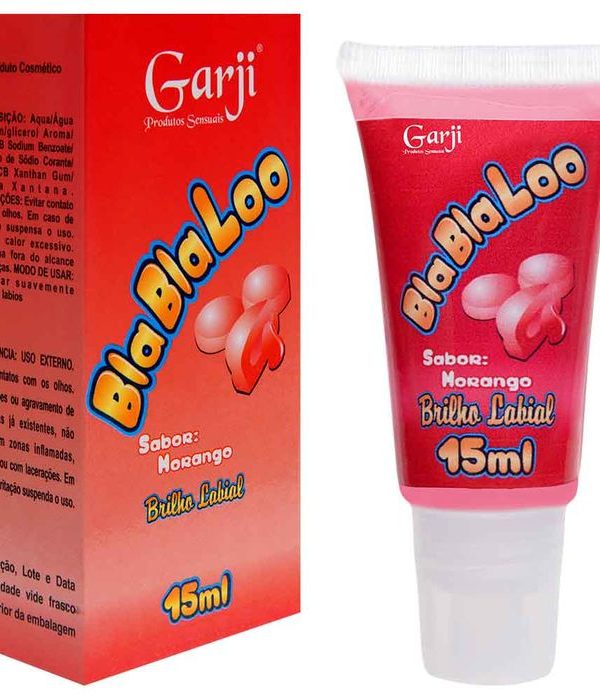 Blablaloo Brilho Labial Beijável 15Ml - MORANGO