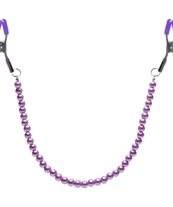 Grampos Para Mamilos Pérolas - ROXO